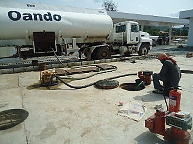 TIEING OF REINFORCEMENT IN PROGRESS
