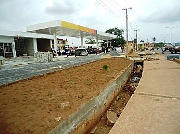 PAVING WORK IN PROGRESS