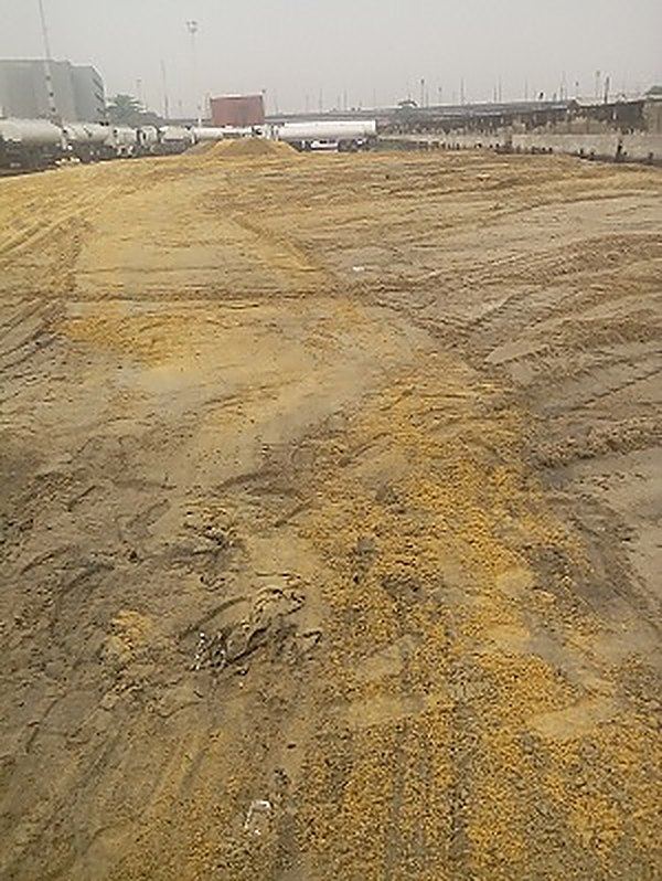 SAND FILLIND IN PROGRESS
