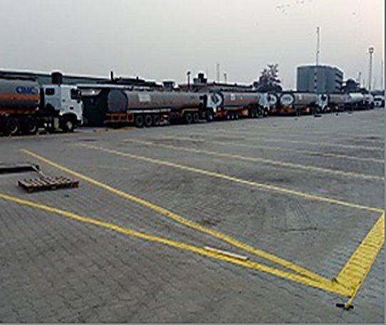 MARKING OF PARKING LOT