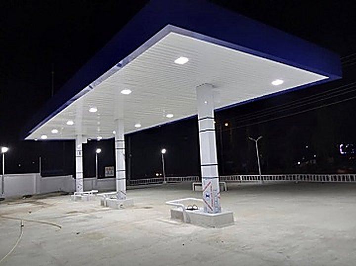 Pumps and external lights control room